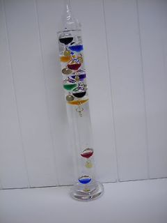 SH333 GALILEO THERMOMETER 17 INCH 66° F TO 84° F 10 SPHERES 2