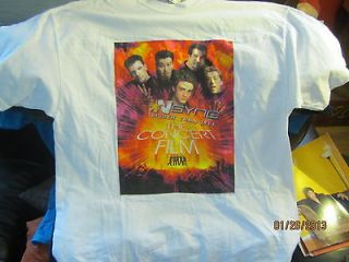 SYNC The Concert Film T Shirt XL New W/Tag 2000 JUSTIN TIMBERLAKE