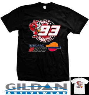 Marc Marquez Moto2 Champion MotoGP #93 T Shirt size S 2XL