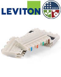 Leviton Telcom, GigaMax 5e 110 Style C 4 Clip (LOT OF 50)