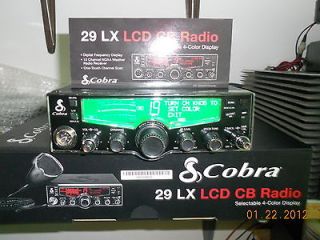 Cobra 29LX CB Radio with Color Changing Display