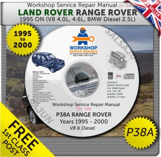 Land Rover P38A Range Rover (1995   2000 ) Workshop Service Repair