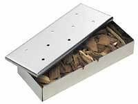 Grill Pro Stainless Steel Wood Chip Smoker Box 00185 for Grilling and