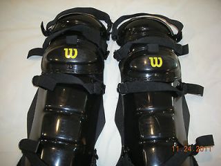 Wilson West Vest brand Umpire Leg Guards Shin Guards 16   17 inches