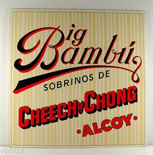 CHEECH & CHONG BIG BAMBU LP SIGNED   1972 FOLD OUT PACKAGE+ROLLIN G
