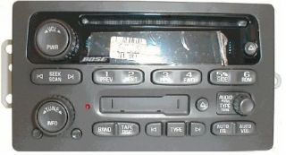 Envoy BOSE Delco CD Cassette radio. New OEM factory original stereo