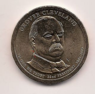 2012 GROVER CLEVELAND PRESIDENTIAL DOLLAR   THE PRESIDENTS BEEN