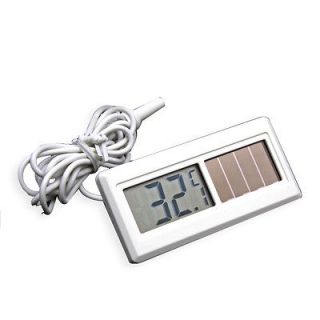Solar Powered LCD Thermometer  50°C~ 150°C For Refrigerator Chiller