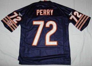 CHICAGO BEARS WILLIAM PERRY NFL SEWN THROWBACK JERSEY LRG