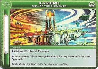 Kaizeph, City of the Elements Chaotic Card, Super Rare, Alliances 184