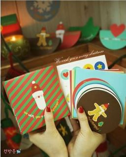 3D POP UP christmas cards santa claus gingerbread man tree gift box