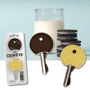 Cookeys Key Caps  2 Cookie Key Caps  Oreo  Fun Key Covers  NEW