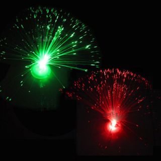 2PC Colorful fiber optic flower LED ON COLORED Wire LIGHT Romantic