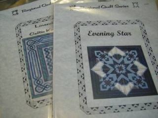 Regional Quilt Series Canvaswork Chart  Evening Star, Lavenderblue