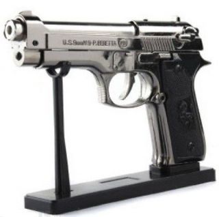 Pietro U.S.9mm M9 Gun Pistol 11 Scale Model Cigar Jet Lighter Torch