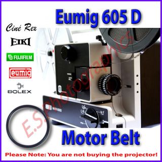 EUMIG RS 3000 TV Type 8mm Cine Projector Drive Belt x 2