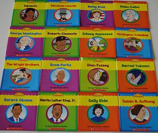 Set of 16 Very First Biographies Childrens Books Homeschool Grade 1 2