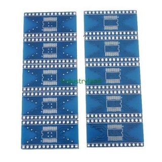 10pcs SSOP28 to DIP28 0.65mm Pitch Adapter Transfer Board PCB SMD