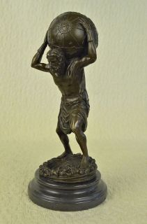 Newly listed KNEELING ATLAS Greek Mythology Statue Sculpture Figure