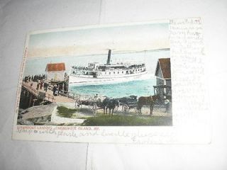 1906 Steamboat Landing Chebeague Island Maine Colorized Postcard