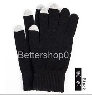 Unisex Mens Ladies Winter knit Easy Click Touch Screen Magic Gloves