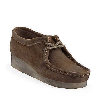 Clarks Womens NEW Wallabees 78985 Taupe Distressed Brown Casual Dress