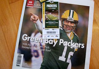 NFL NEW USA TODAY San Franscisco 49ers Green Bay Packers Newspaper