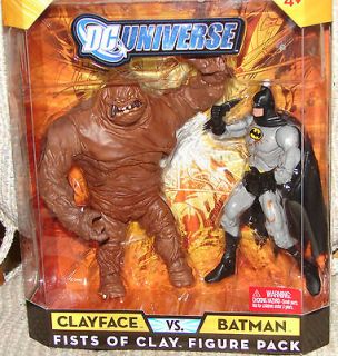 CLASSICS BATMAN VS. CLAYFACE Fists of Clay 2 Pack 2008 Mattel MIB