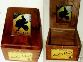 Drew Estate ACID Cigar Box Wood Holistics Trinket Box