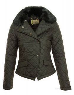 John Partridge Ladies Clifton Spring Quilt Jacket   Black QUW106