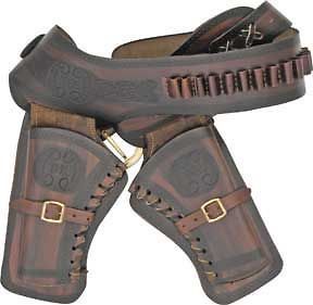 Western   Style Double Draw Holster . Small