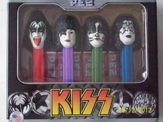 PEZ DISPENSER SET OF 4 COLLECTIBLE TIN GENE SIMMONS FACTORY SEALED