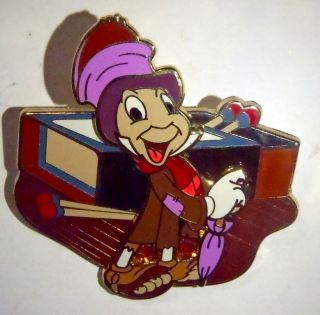 Disney Pin Jiminy Cricket Dressed in Rags With Matchbox AP