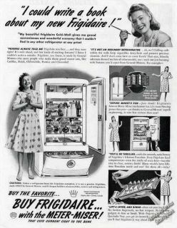 1941 Frigidaire Cold Wall Refrigerator Collectible Vintage Ad