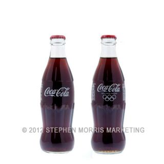 Coca Cola UK 2012 Olympics glass bottle