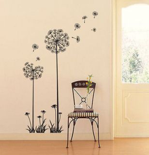 Newly listed G LOVELY DANDELION SPORE WALL DECAL DECO MURAL Seed Stem