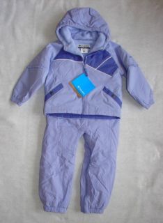COLUMBIA CUDDLY KATE 2 PIECE SNOW SUIT Jacket / Bibs Girls 2T NWT $