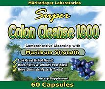 Colon Cleanse Capsules 100% Pure Diet,Energy,De tox,Acai