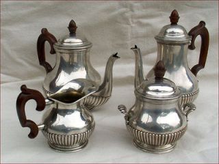 sterling silver tea coffee set