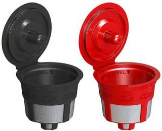 & Red Solofill Cup Refillable Coffee Filter Kcup for Keurig Brewers