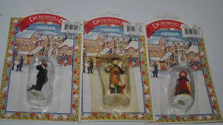 NOMA DICKENSVILLE COLLECTABLES CHRISTMAS VILLAGE ACCESSORIES *3