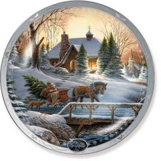 TERRY REDLIN Collectible Plate 2007 Christmas Holiday 6550652807