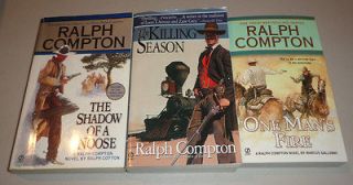 Ralph Compton Western Series Lot of 3 Paperback Books #9 PB LOW