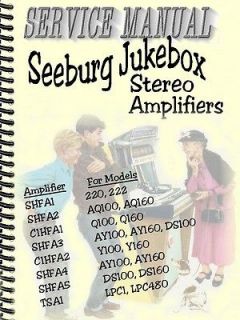 Seeburg Jukebox [Juke Box] Manual   Stereo Amplifiers