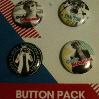 Cody Simpson 4 Button Set Cute Collectible Mini Buttons See Photo