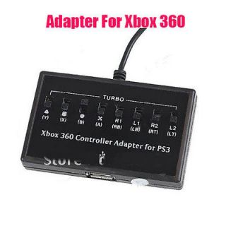 Adapter Converter For XBOX 360 Wired Controller to Sony PS3 Console