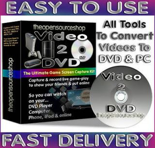 Convert Camcorder, Betamax, VHS Video Tapes 2 DVD & PC 64 Bit Windows