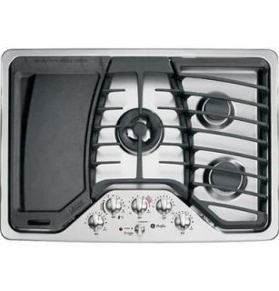 GE Profile 30 Built In Stainless Steel Gas Cooktop PGP959SETSS