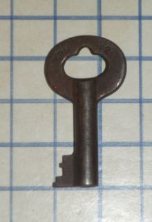 old # 32M12 skeleton key cabinet padlock Eagle Corbin Miller Lock Co