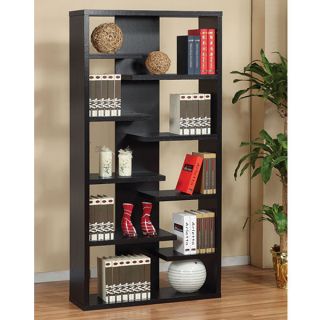 Corner Book Shelf in Black Finish by Welcome iHome